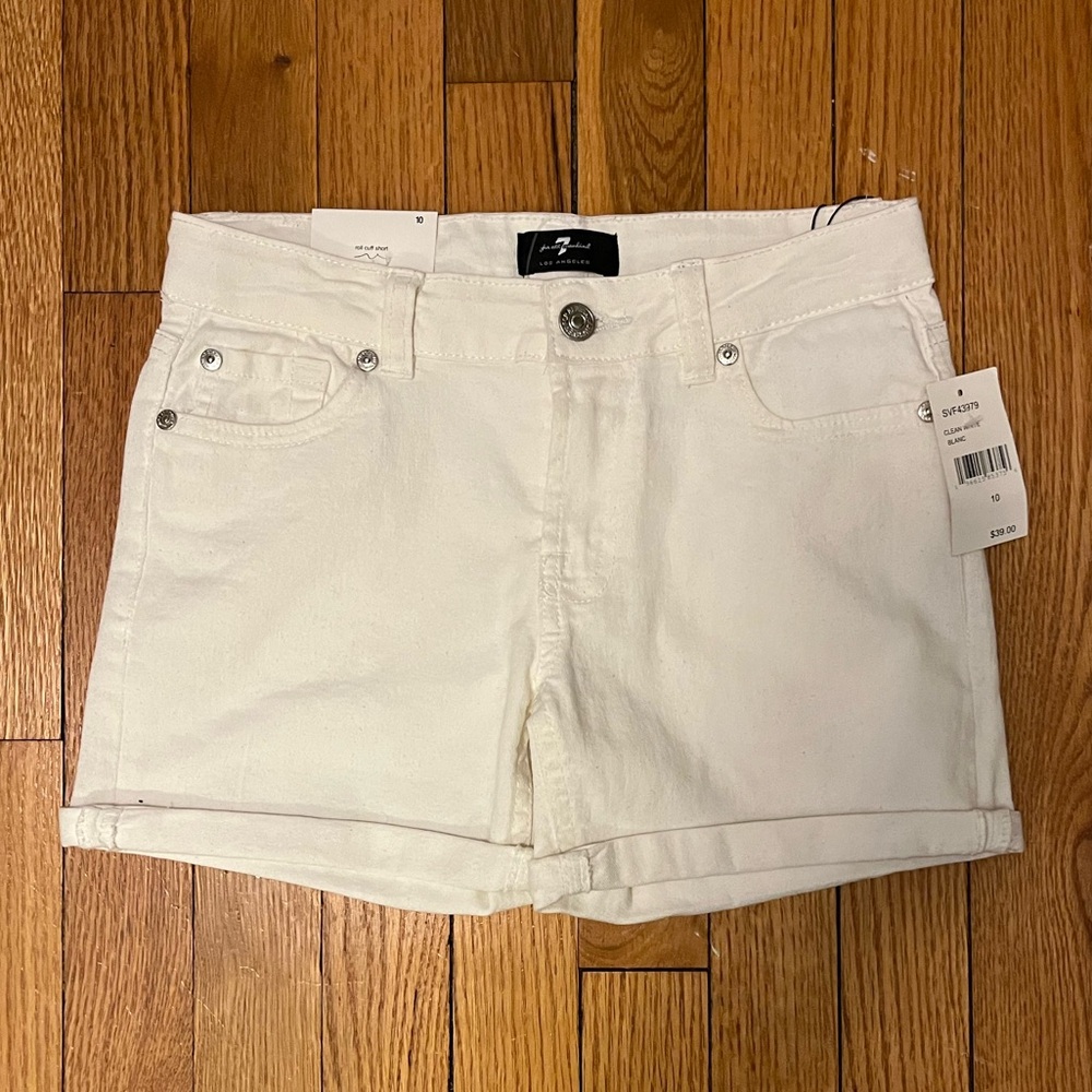 NWT | 7 For All Mankind Girl’s Denim Shorts!!